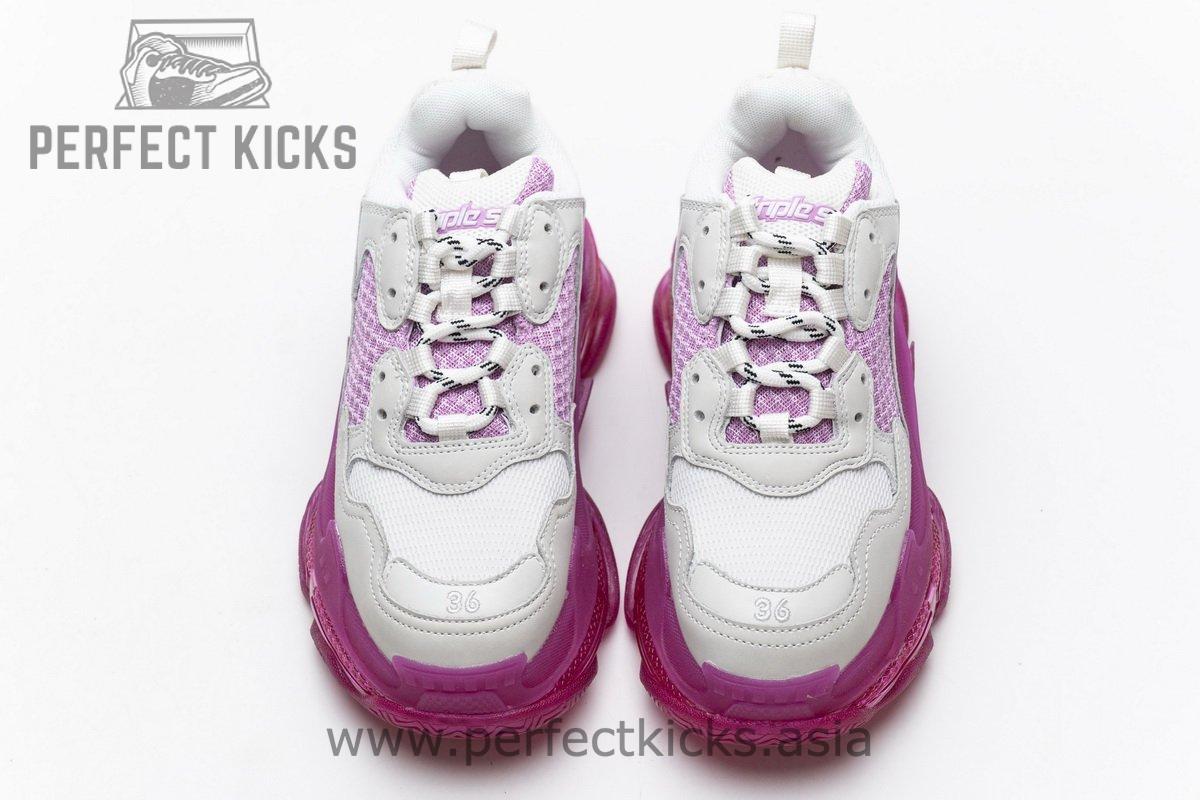 544351 w09o1 2281 Ba*len*cia*ga triple s white pink