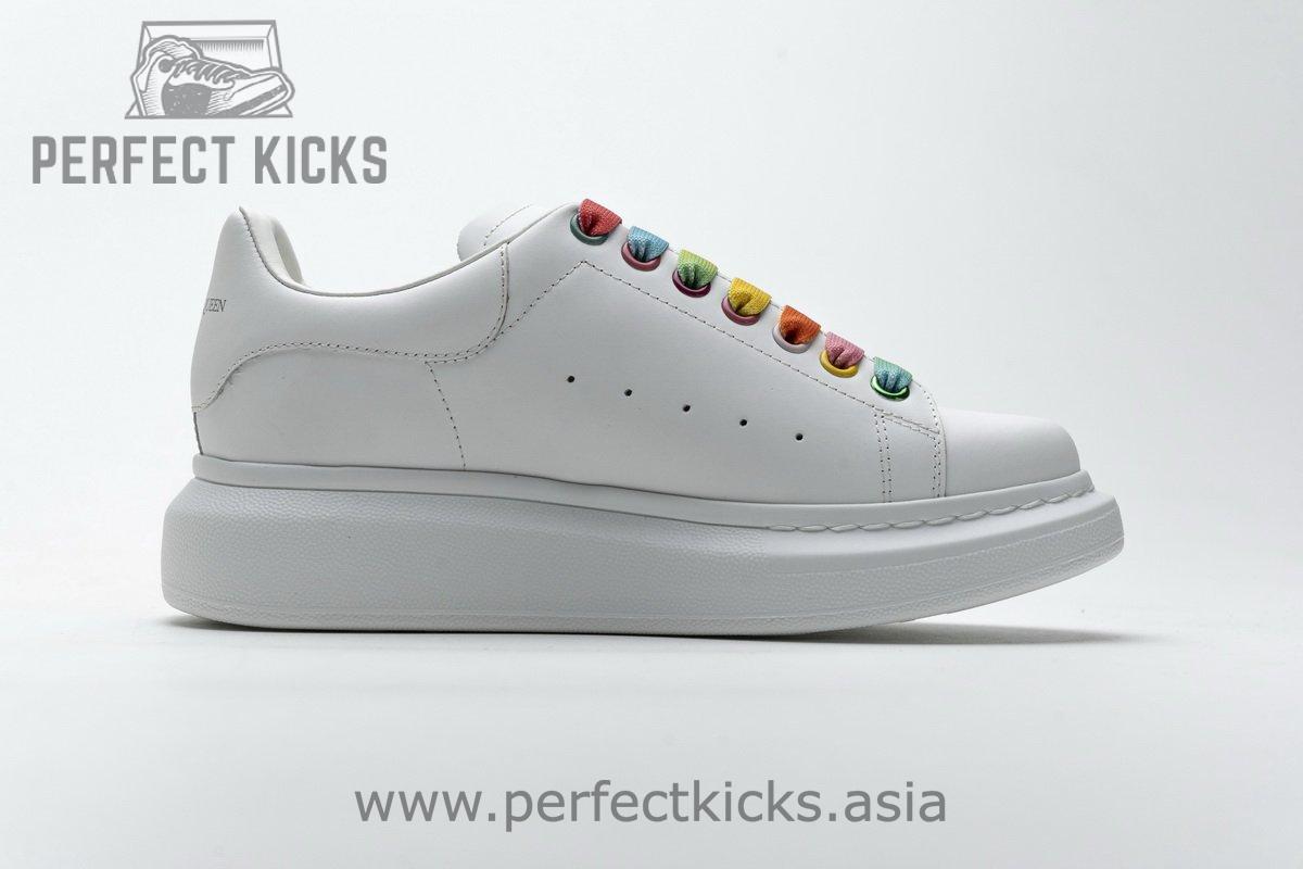462214 WHGP7 9001 Alexander McQueen Sneaker White Rainbow