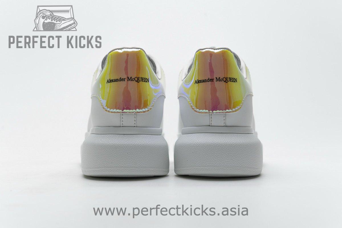 462214 WHGP7 9001 Alexander McQueen Sneaker White Orange Laser