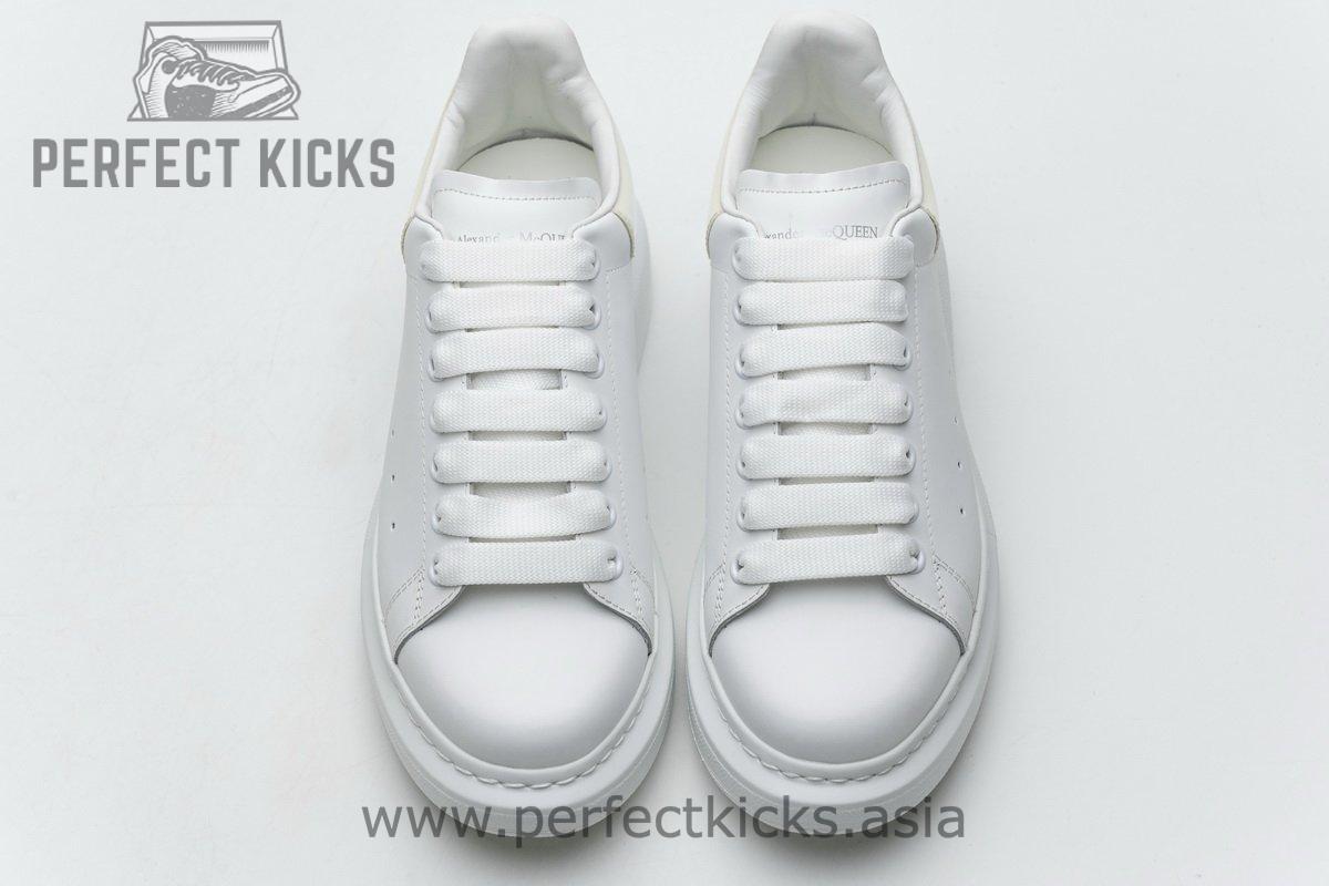 462214 WHGP7 9001 Alexander McQueen Sneaker White Orange Laser