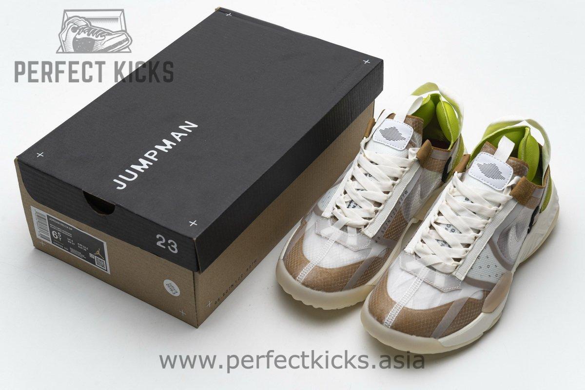CW0783-104 Jordan Delta SP White Brown Green