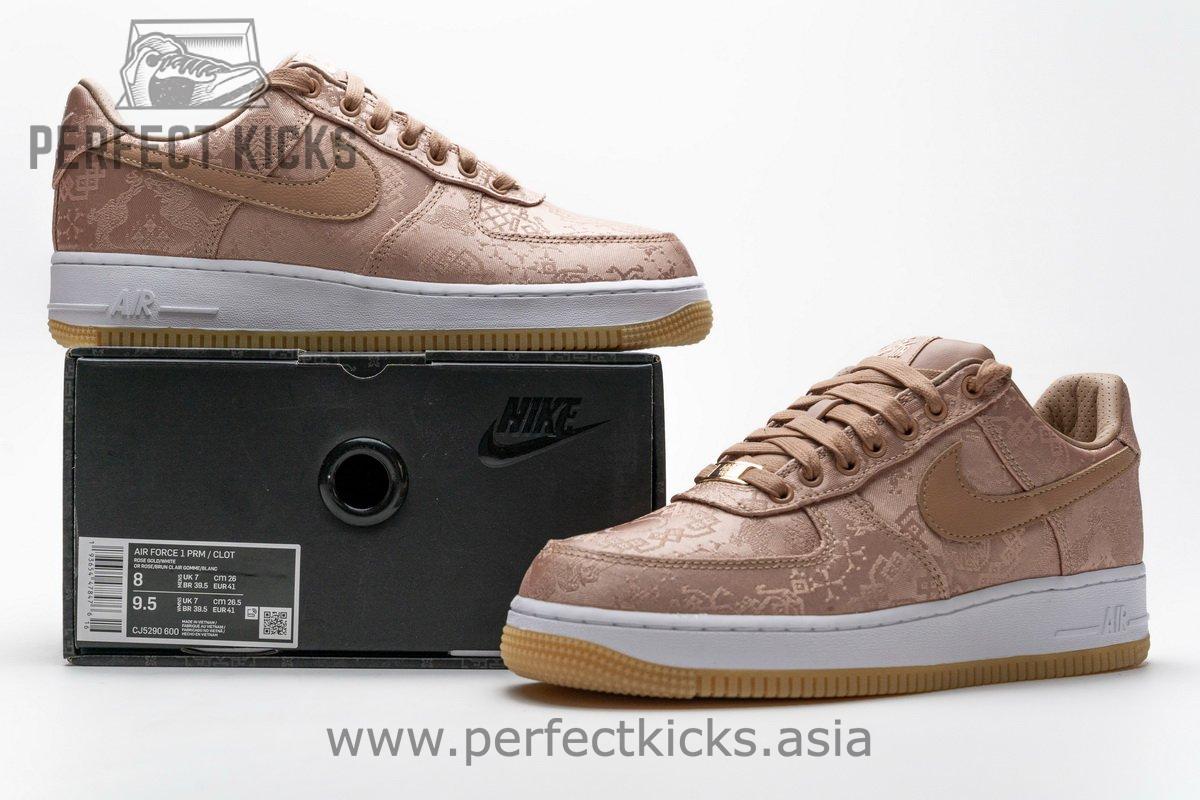 CJ5290-600 CLOT x Nike Air Force 1 Low “Rose Gold”