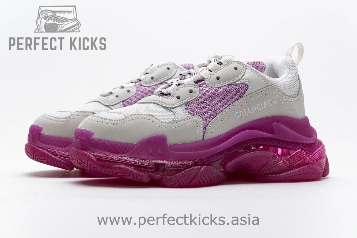 544351 w09o1 2281 Ba*len*cia*ga triple s white pink