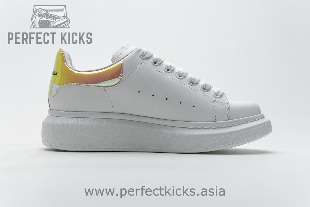 462214 WHGP7 9001 Alexander McQueen Sneaker White Orange Laser