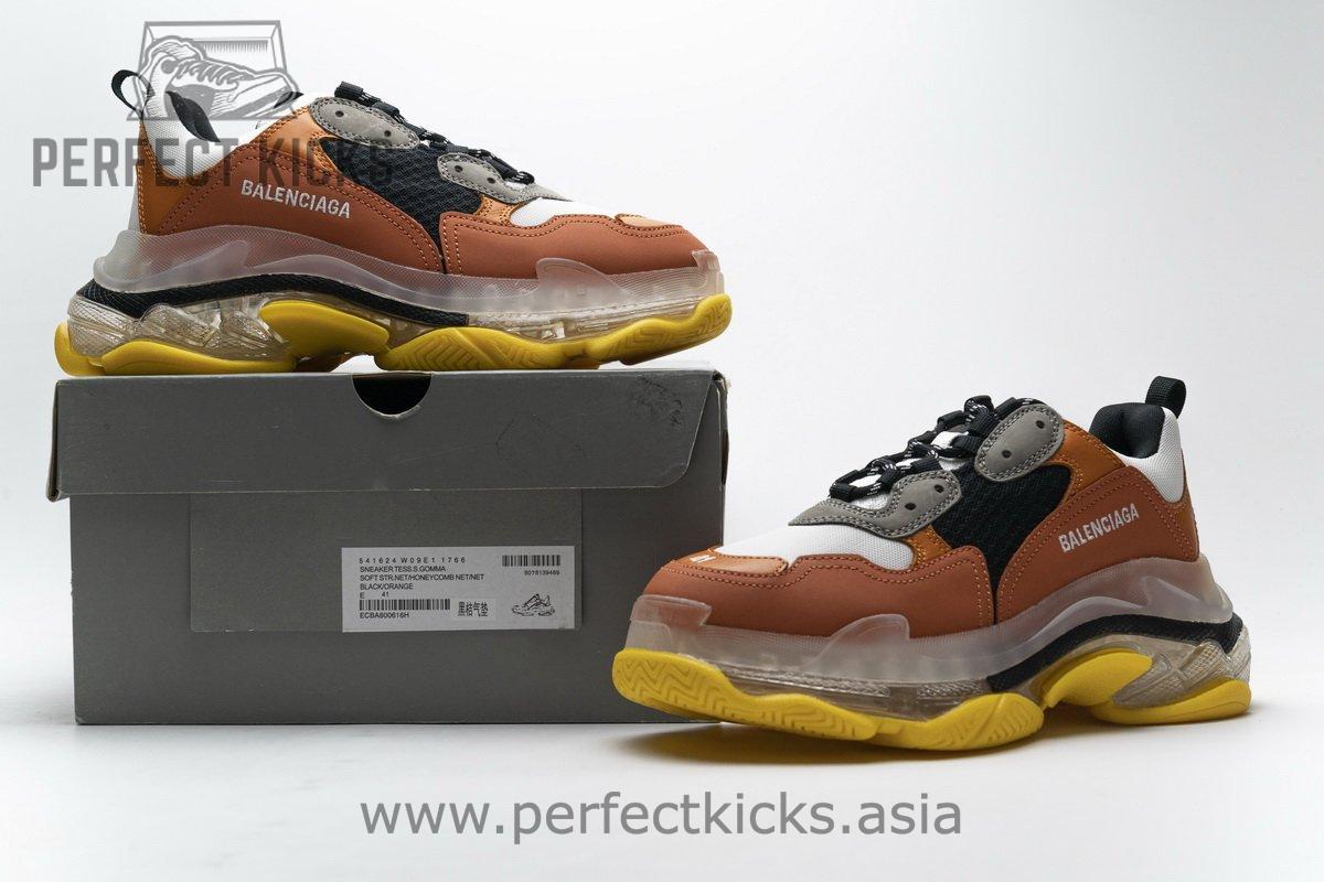 541624 w09e1 1766 Ba*len*cia*ga triple s black orange