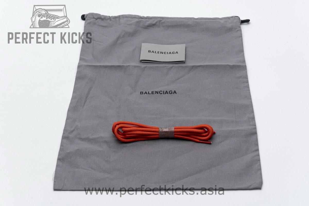 568614 W2GN8 2008 Blenciaga Track 2 Sneaker Black Orange