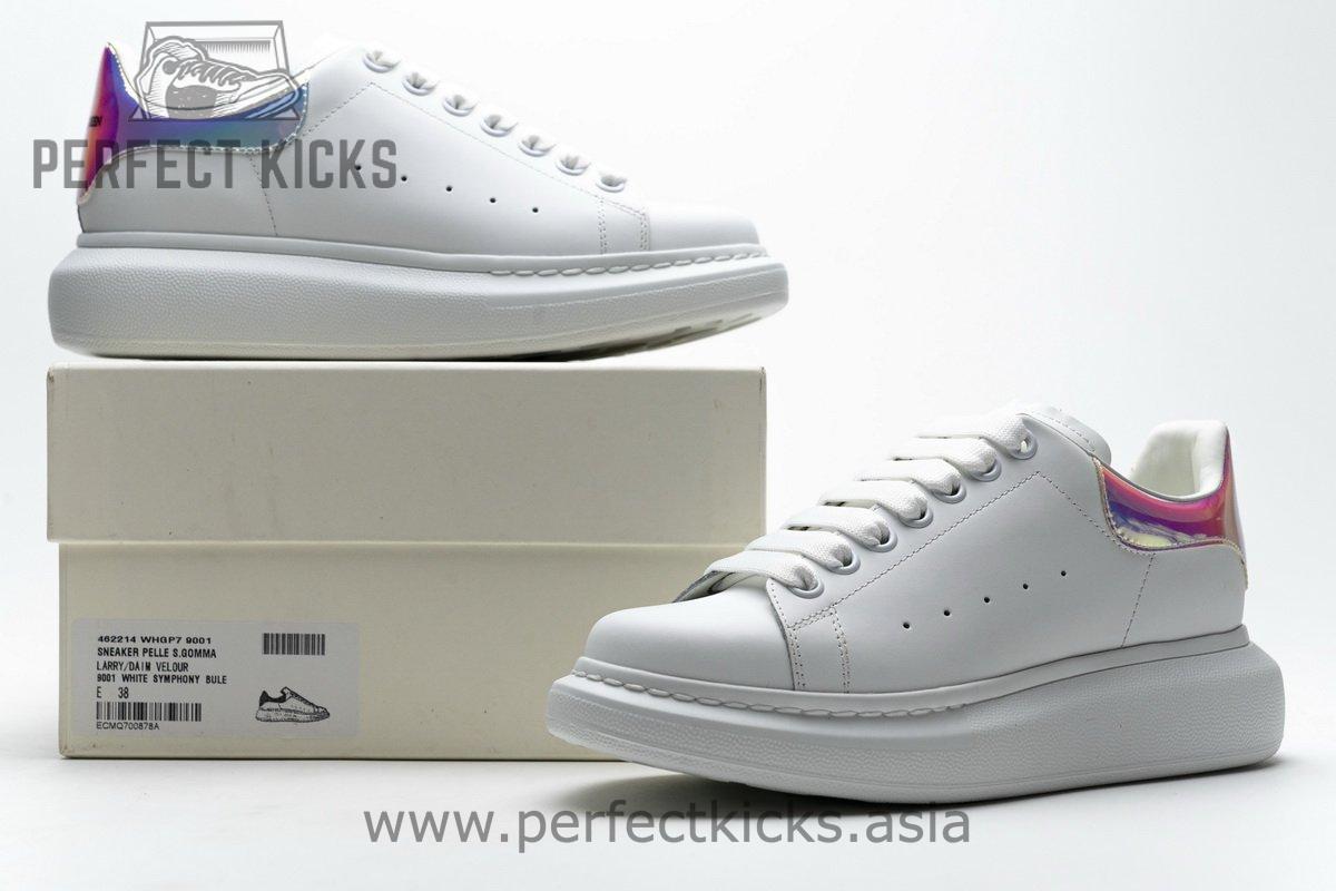 462214 WHGP7 9001 Alexander McQueen Sneaker White Blue Laser