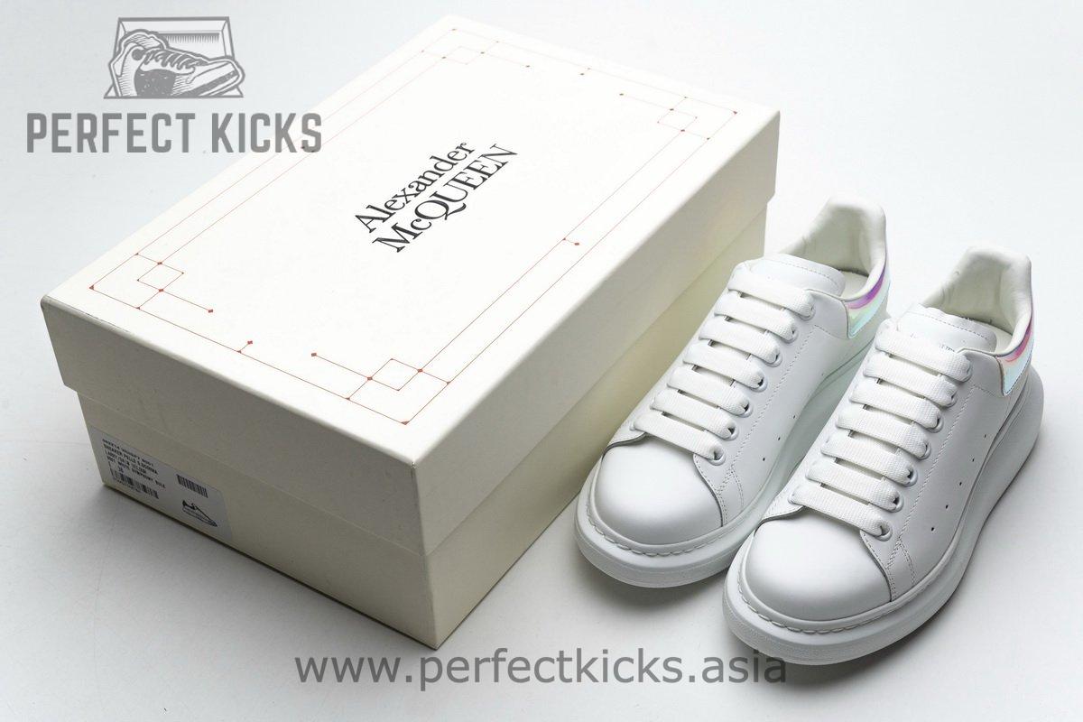 462214 WHGP7 9001 Alexander McQueen Sneaker White Blue Laser