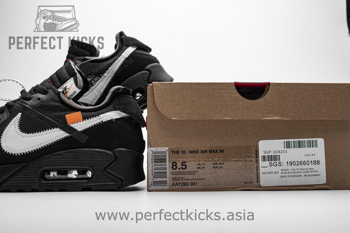 AA7293-001 Off-White x Nike Air Max 90 “All Black”