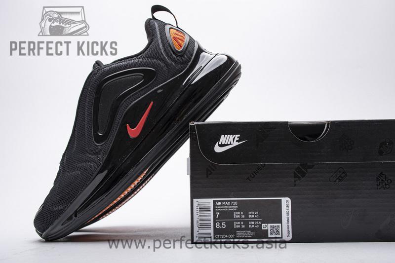CT2204-002 Nike Air Max 720 Black Heper Crimson Red