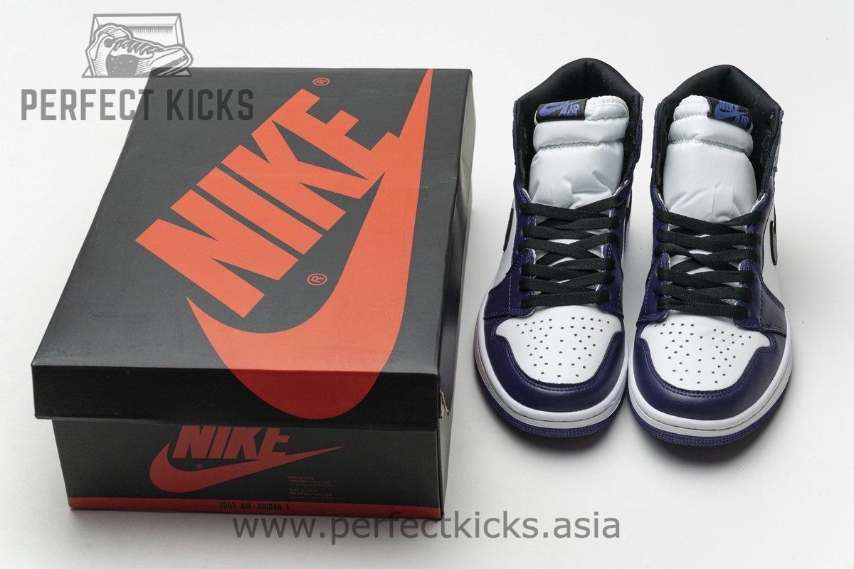 555088-500 Air Jordan 1 High OG “Court Purple”