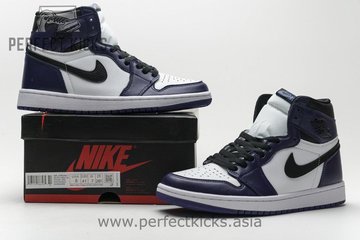 555088-500 Air Jordan 1 High OG “Court Purple”