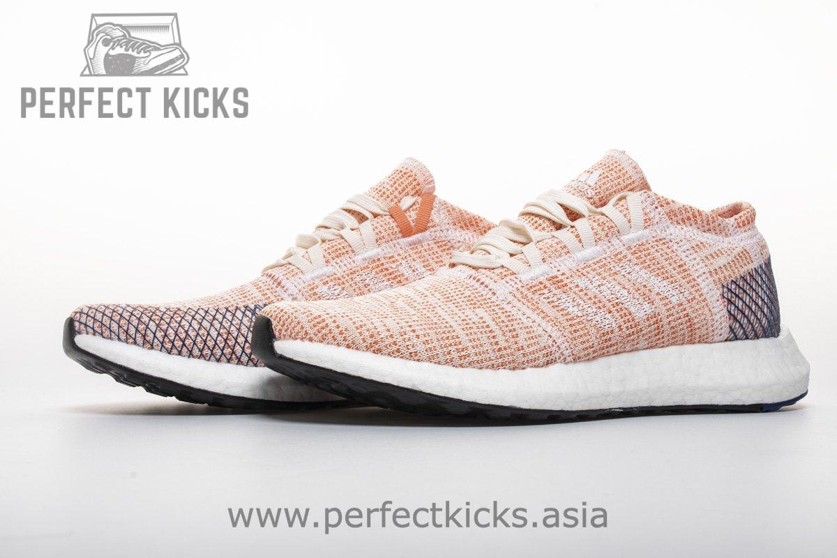 Ad*s pure boost go “cloud white/cloud white/mystery ink” b75666