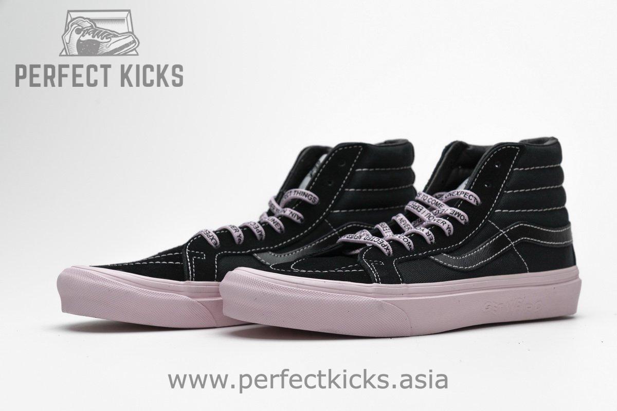 VN0A36C7OYN Vans OG SK8-HI LX Black Pink