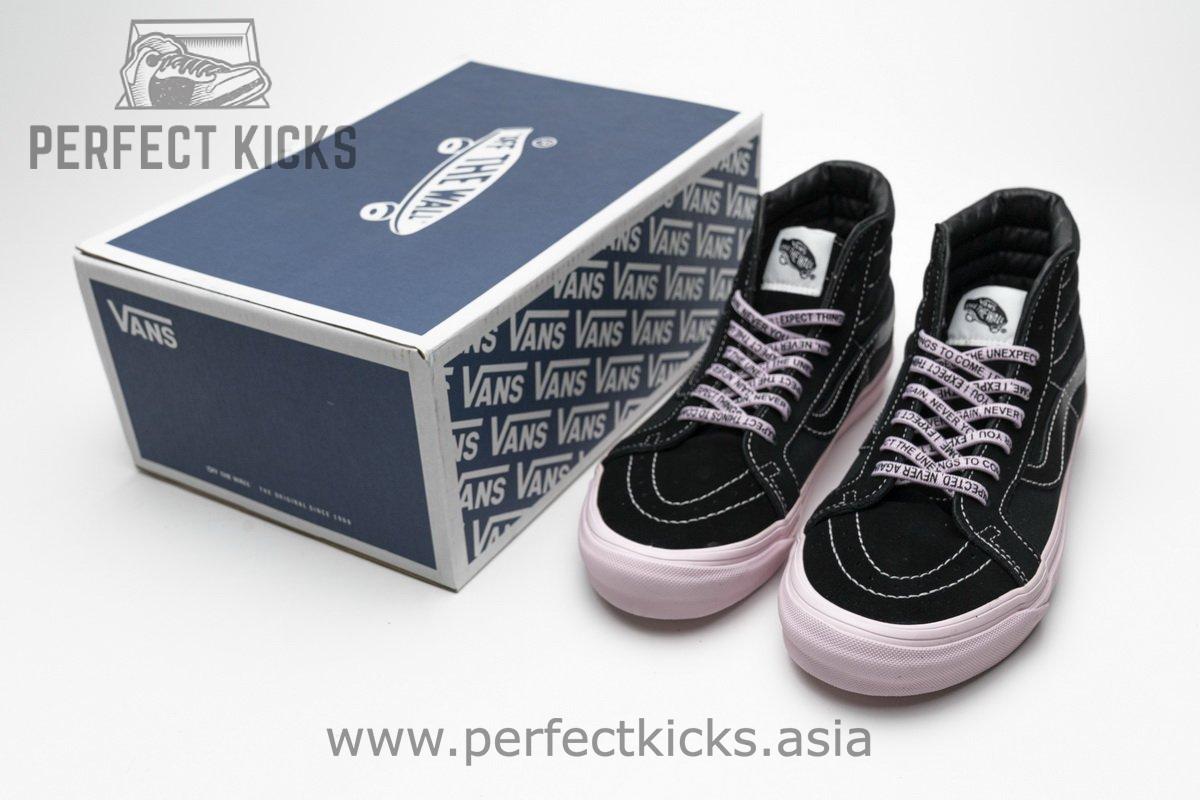 VN0A36C7OYN Vans OG SK8-HI LX Black Pink