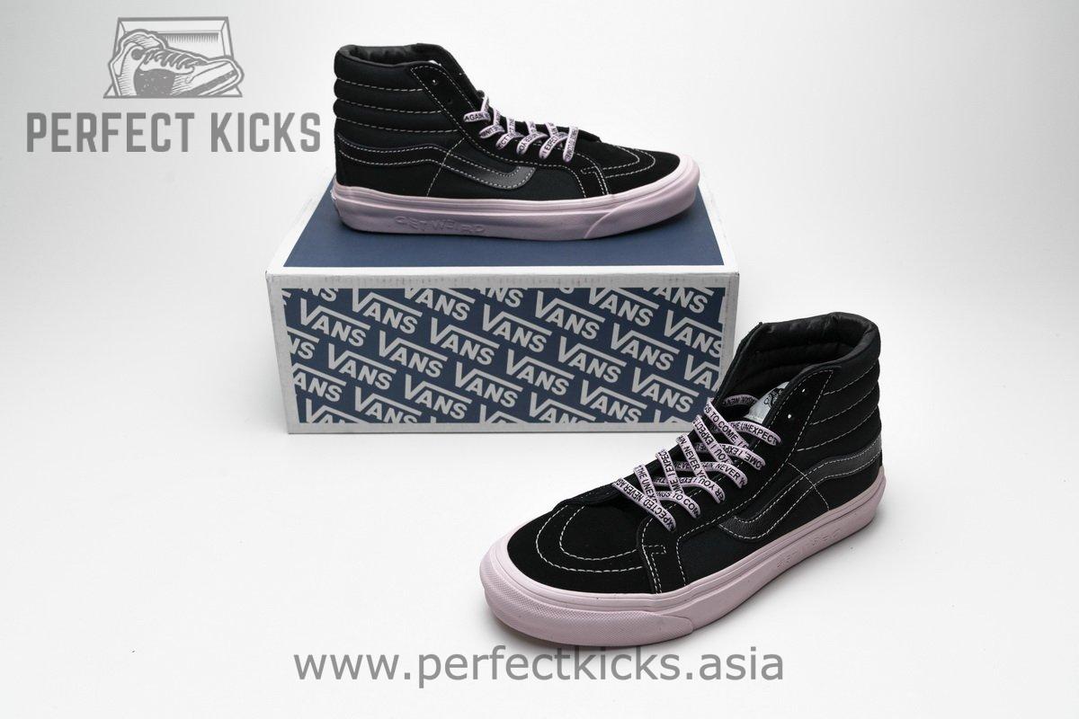 VN0A36C7OYN Vans OG SK8-HI LX Black Pink