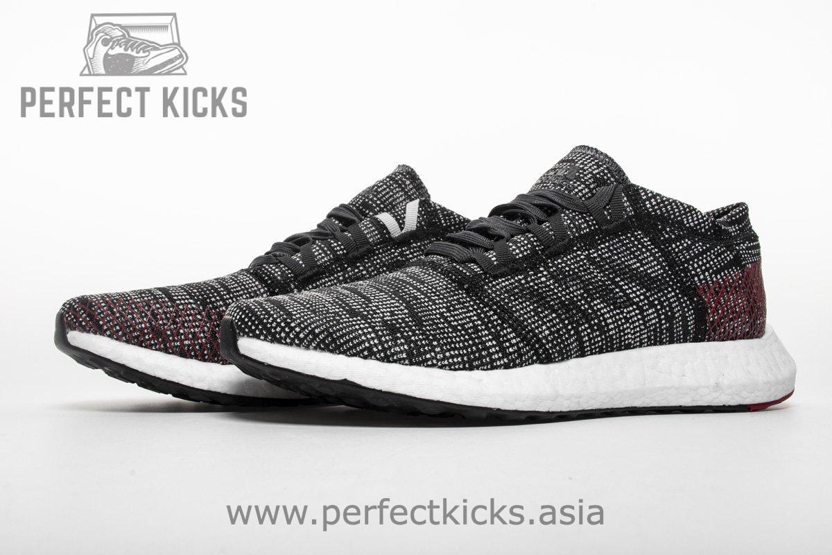 Ad*s pure boost go “carbon/core black/power red” ah2323