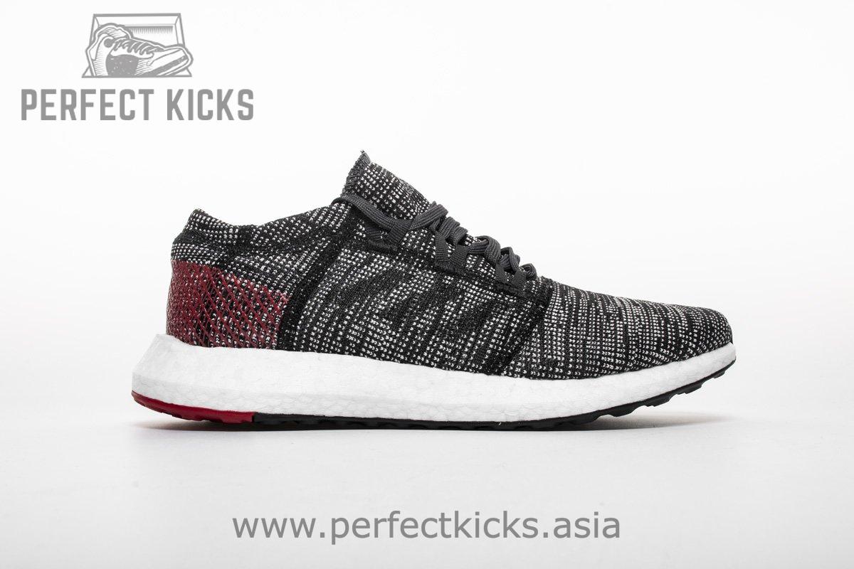Ad*s pure boost go “carbon/core black/power red” ah2323