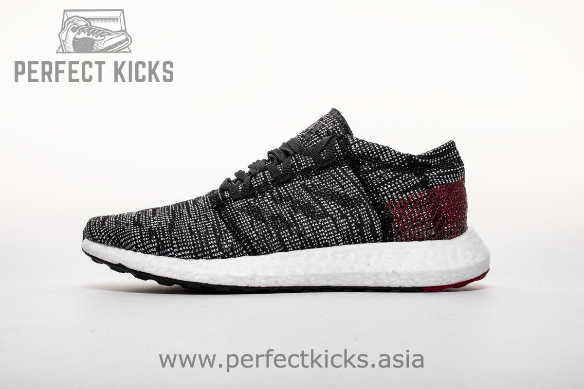 Ad*s pure boost go “carbon/core black/power red” ah2323