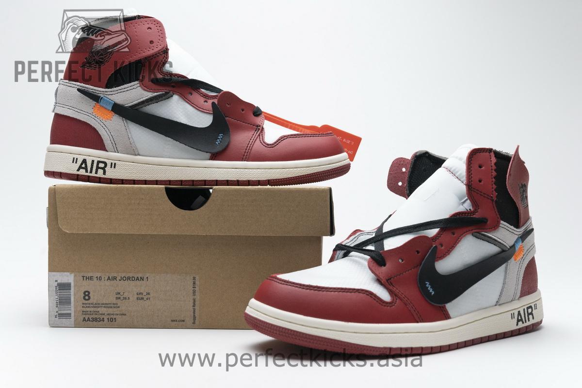 Latest Version Jordan 1 Retro High Off-White Chicago