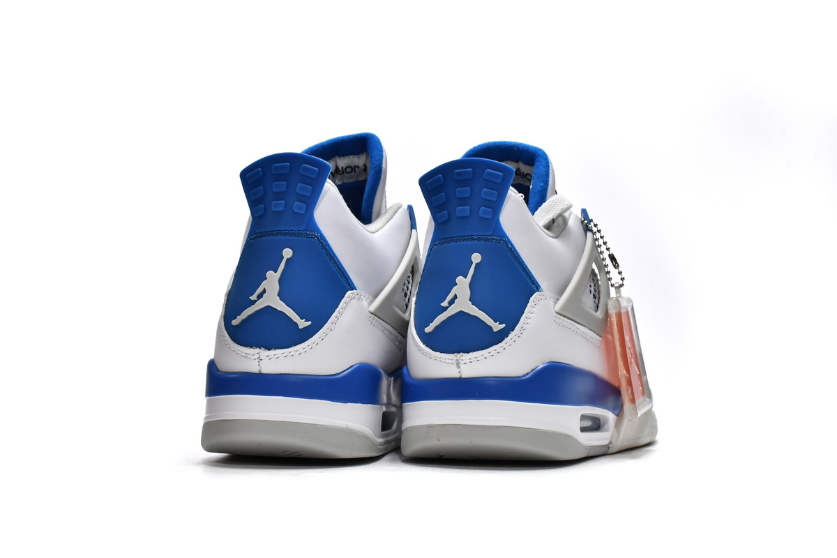 308497-105 Air Jordan 4 Retro -Military Blue