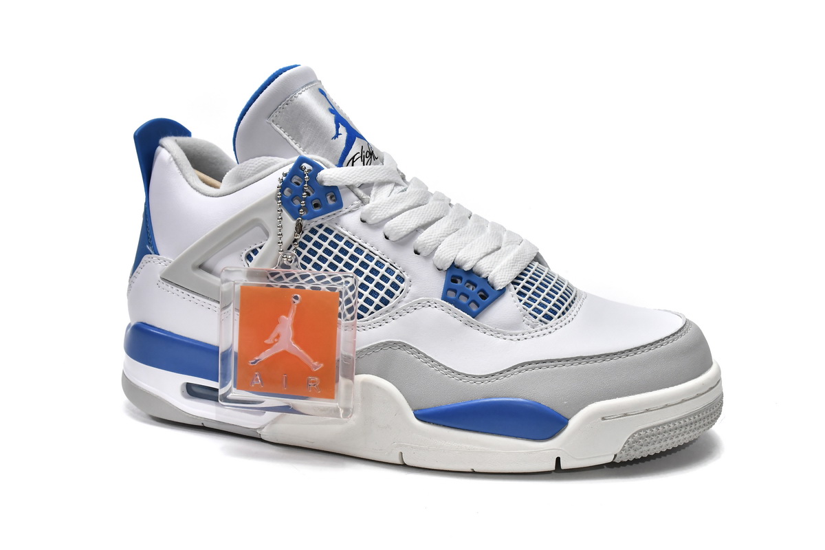 308497-105 Air Jordan 4 Retro -Military Blue